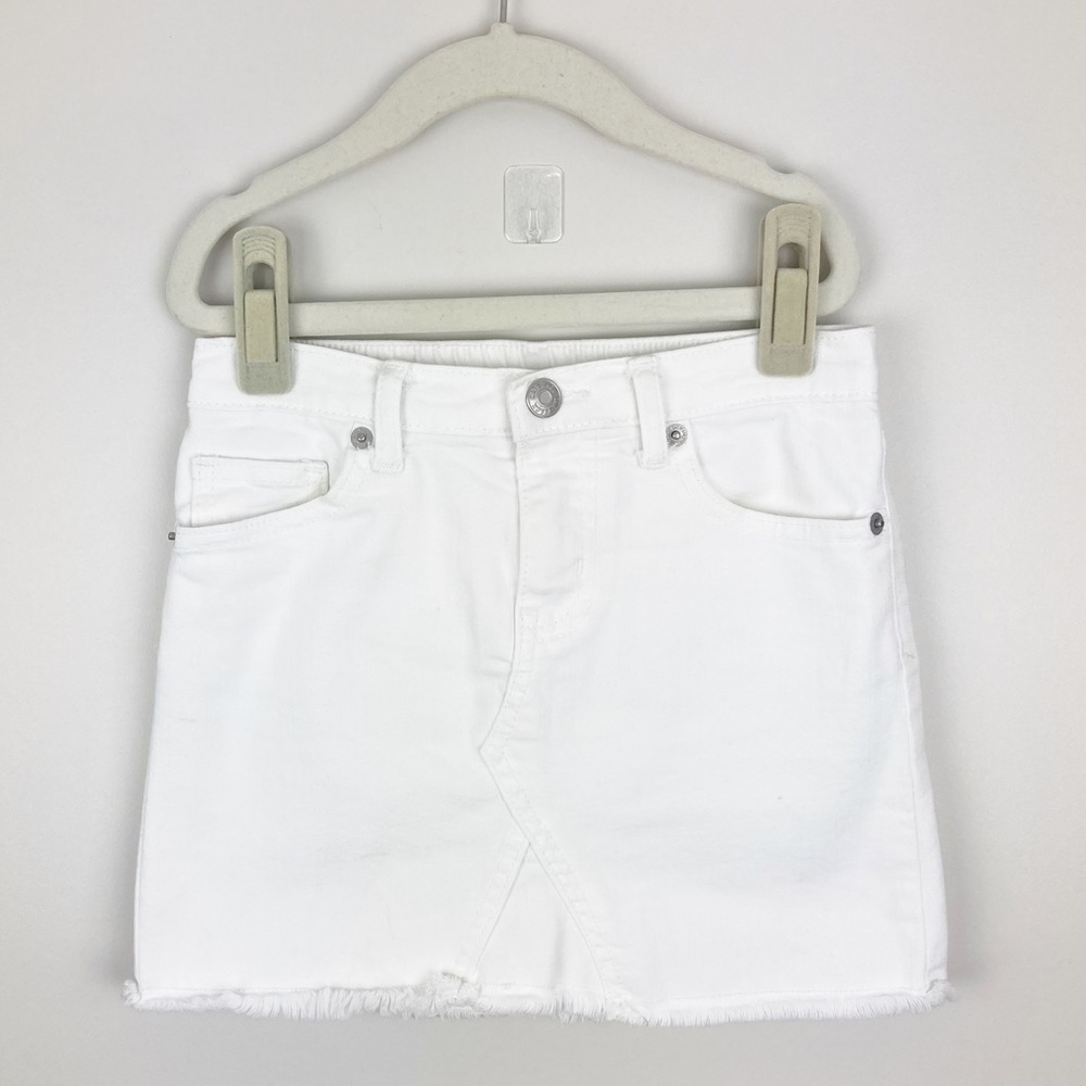 Cat & Jack - Small Girls White Denim Skirt